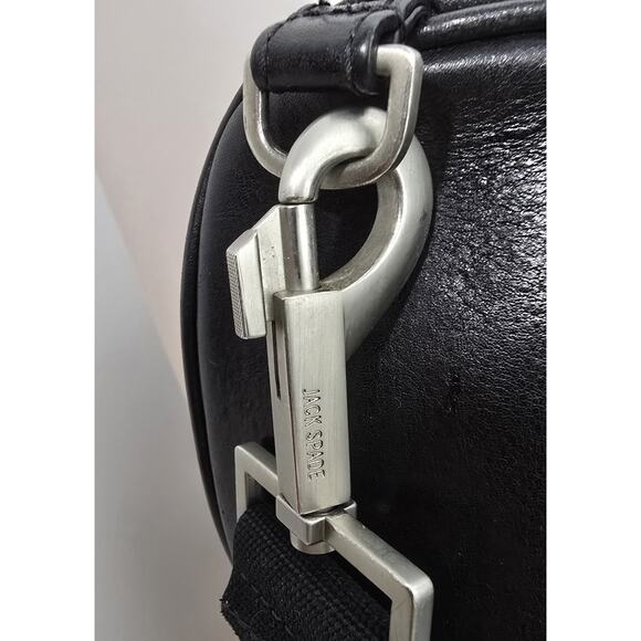 JACK SPADE FILE Laptop Bag Black Fulton Leather Briefcase MSRP $468 - Picture 3 of 16